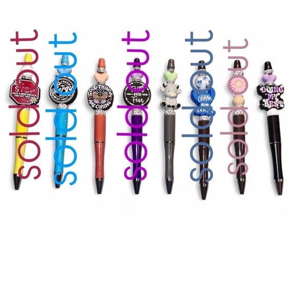 Other - ✨ Inspirational Beaded Pens – Custom Charm Designs ✨
by The Nook Market